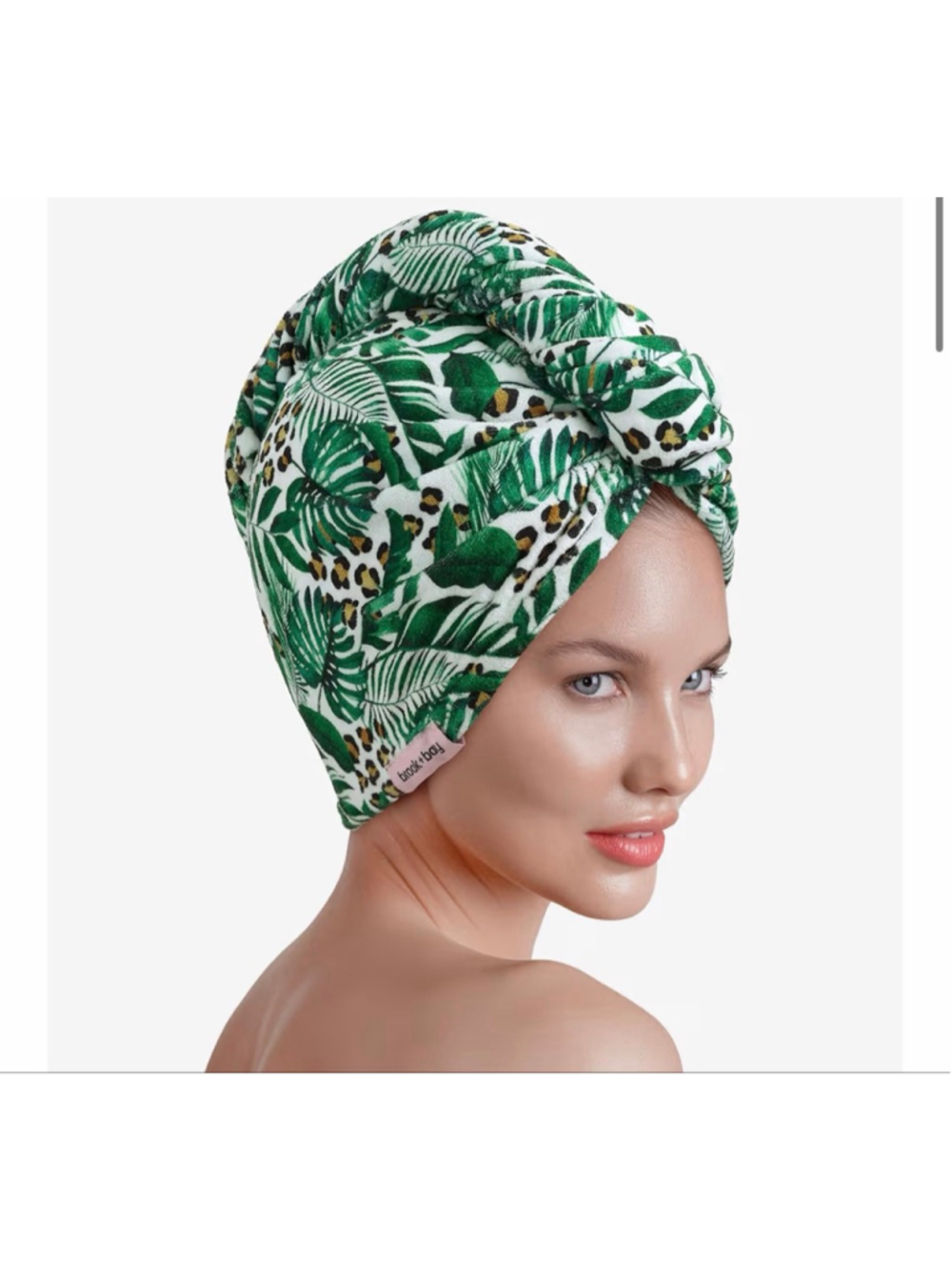 NEW Brook + Bay Microfiber Hair Towel Wrap - Quick Dry Microfiber Towel